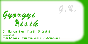 gyorgyi misik business card